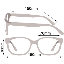 Μοντέρνα Γυναικεία γυαλιά ηλίου με φίλτρο προστασίας uv400